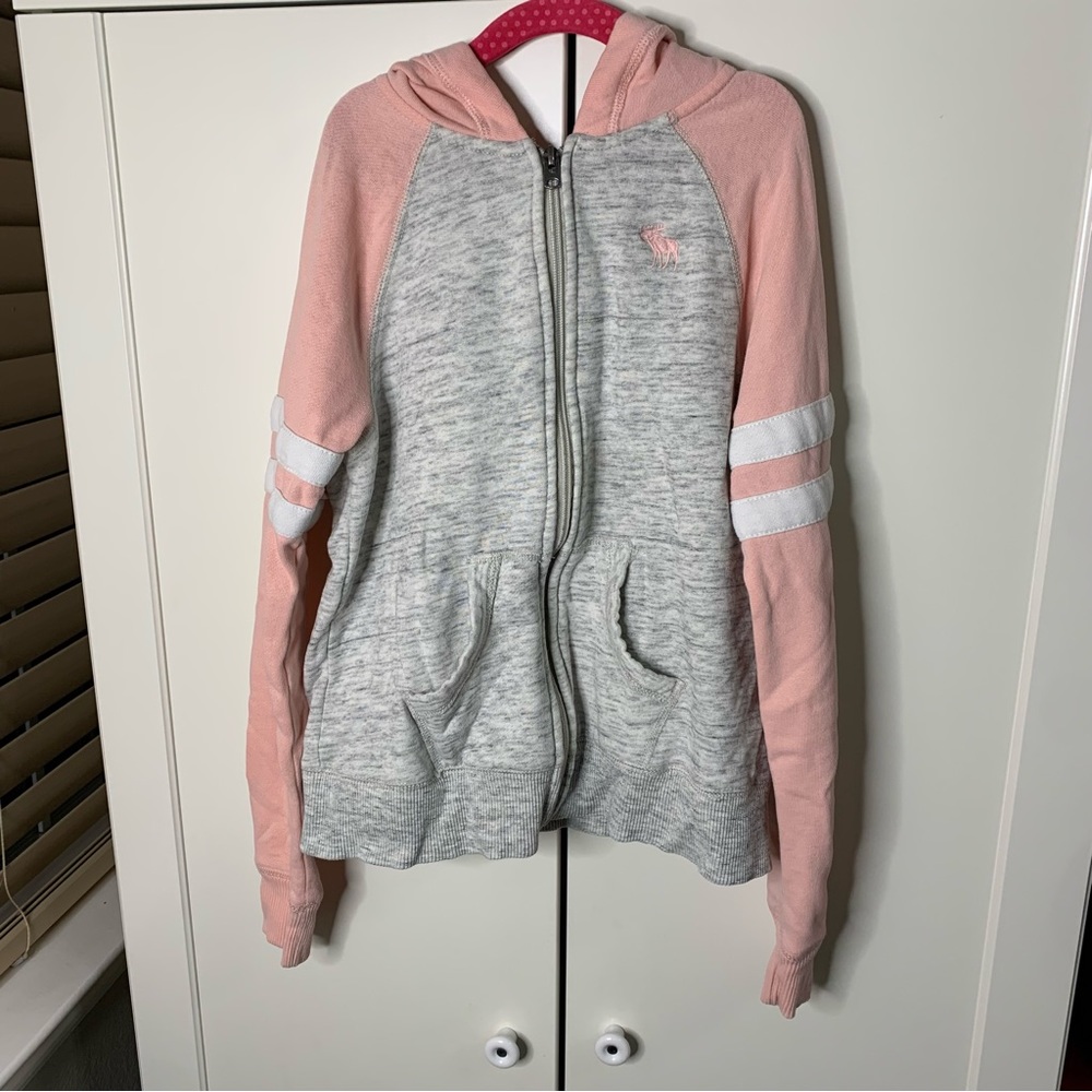 Abercrombie Kids Ringer Zippered Hoodie